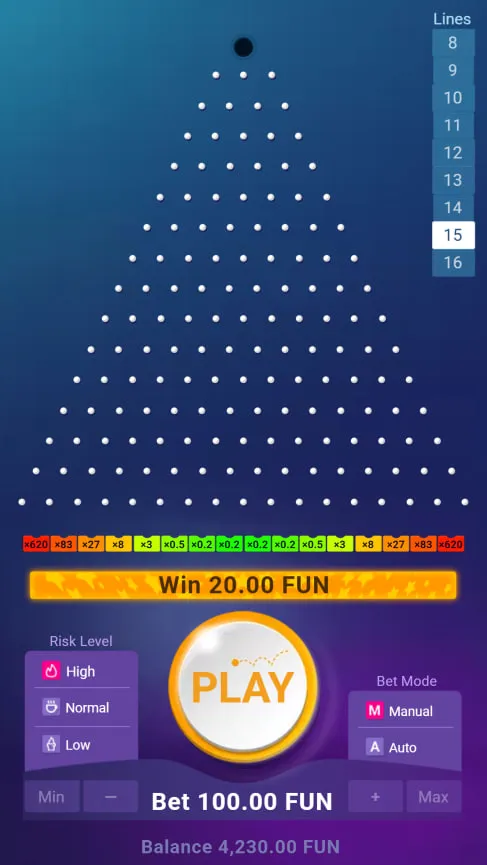 Funzioni Bonus di Plinko