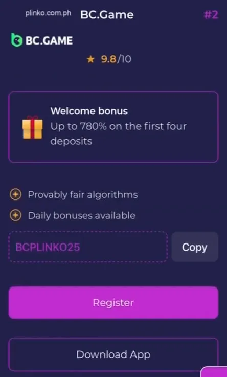 Scaricare Plinko App su Android e iOS
